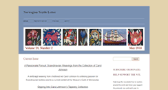 Desktop Screenshot of norwegiantextileletter.com